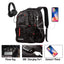OPACK Extra Large Rfid-Safe Travel Backpack with USB Charging Port