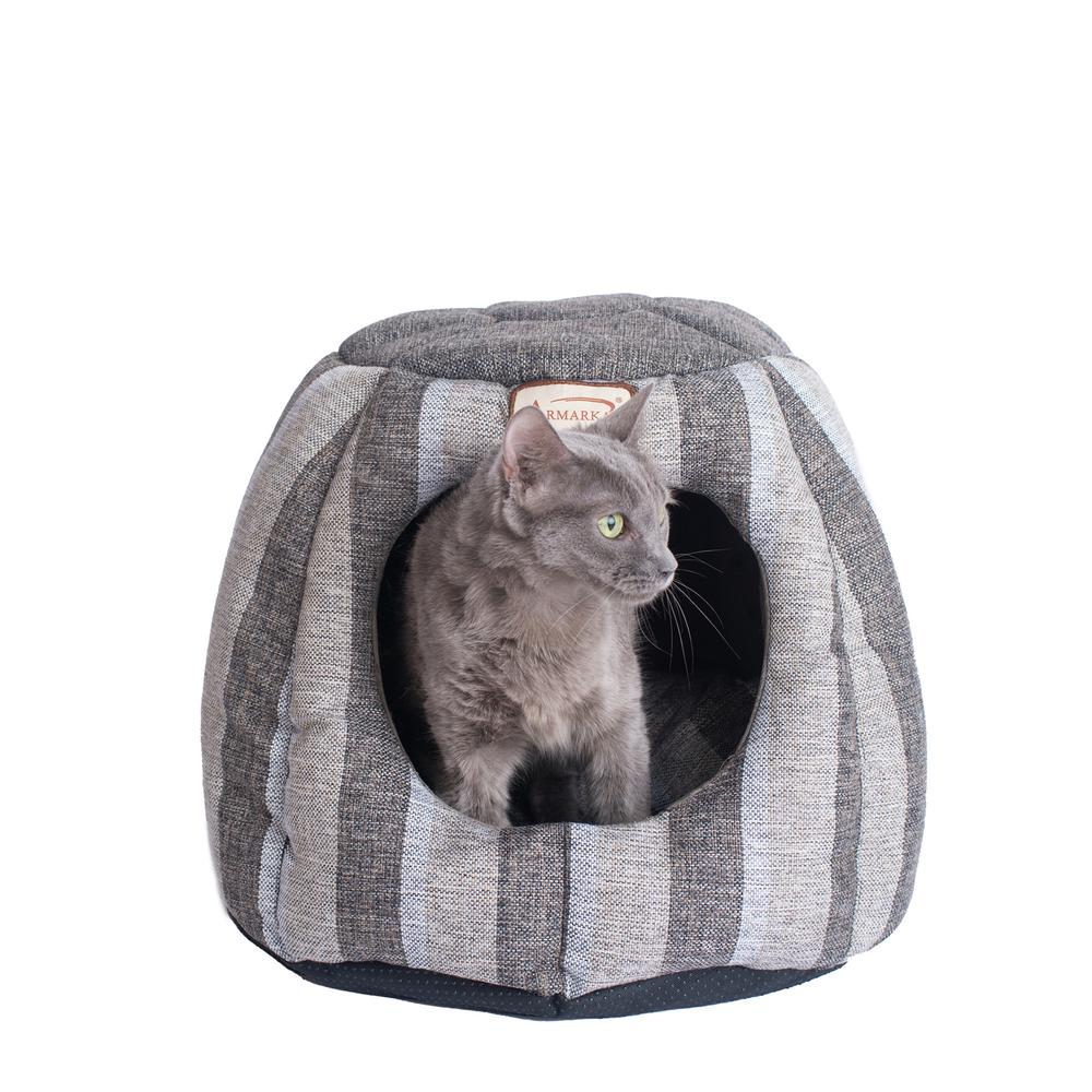 Armarkat Cat Bed  Gray and Silver