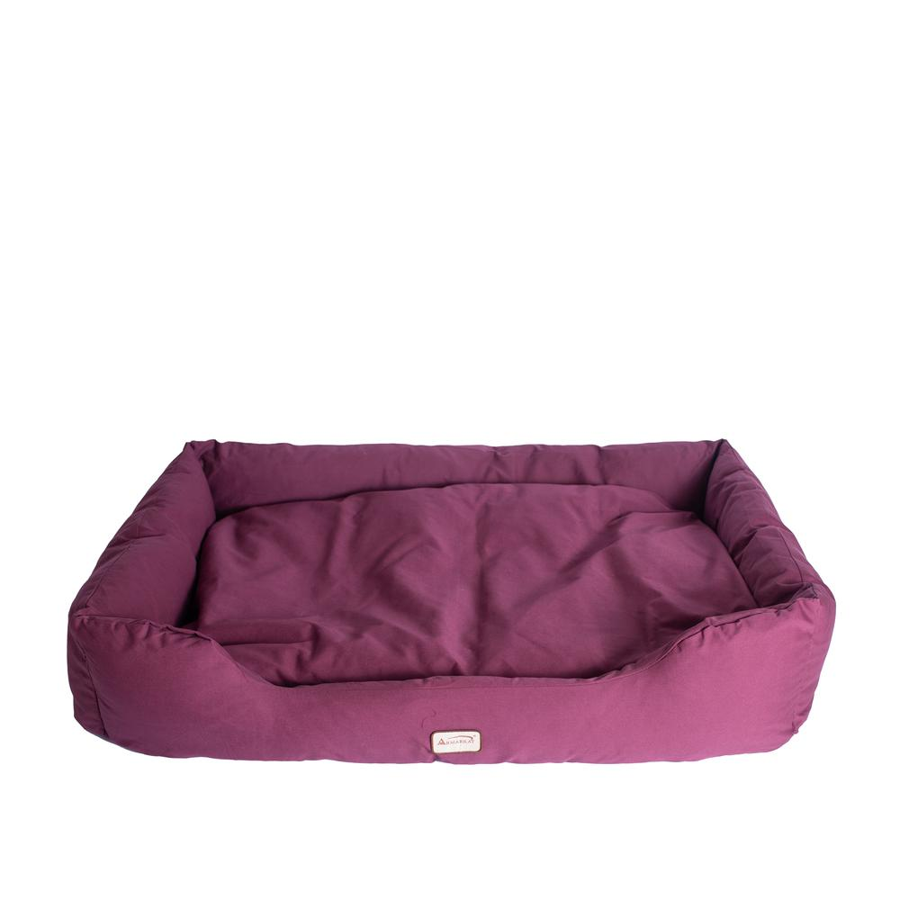 Armarkat Model D01FJH-X Extra Large Burgundy Bolstered Pet Bed