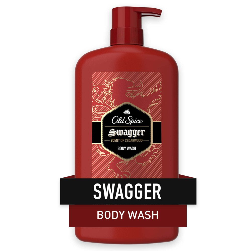 Old Spice Red Zone Body Wash for Men, Swagger Scent, 30 Fl Oz