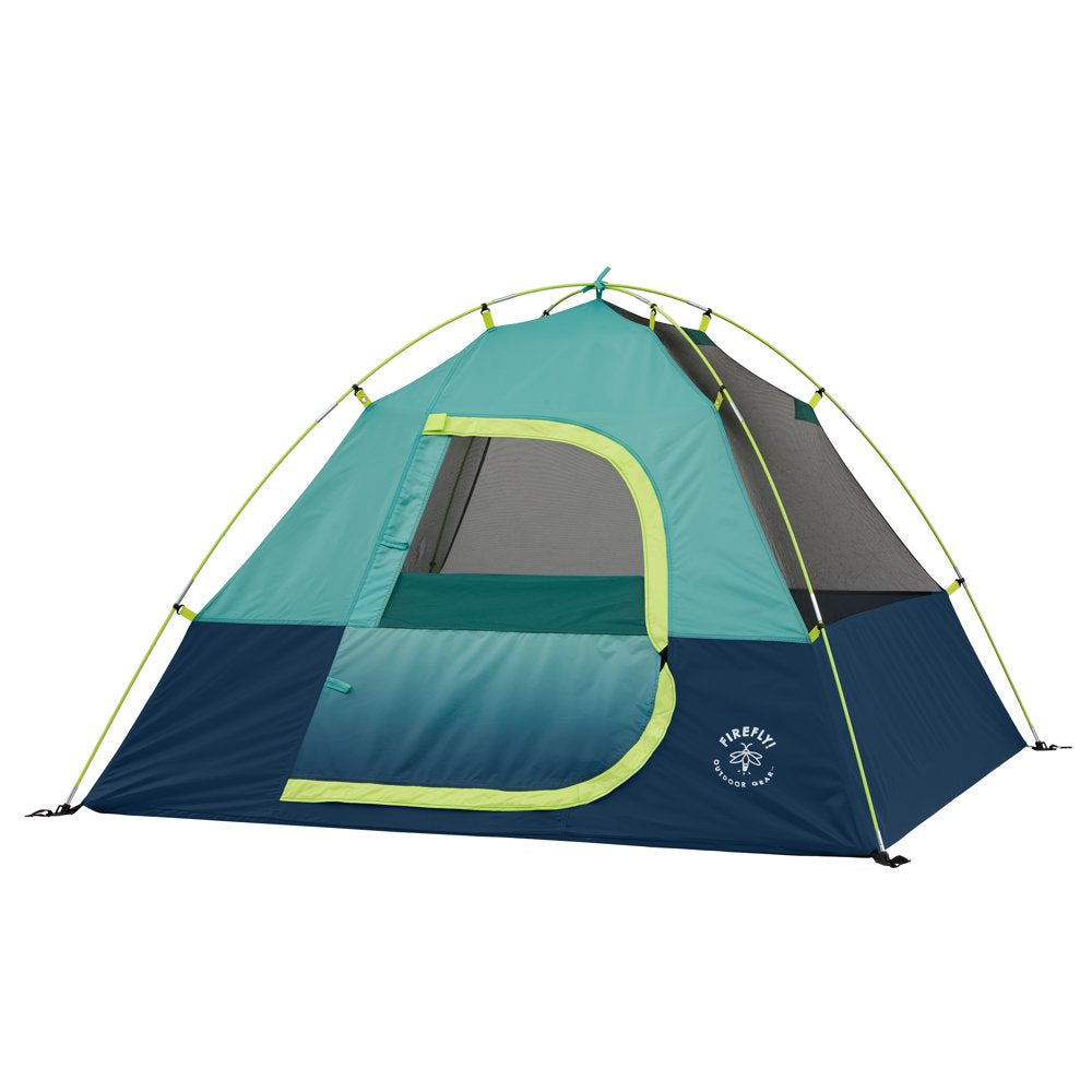 Firefly! Outdoor Gear Youth 2-Person Camping Tent - Blue/Green Color