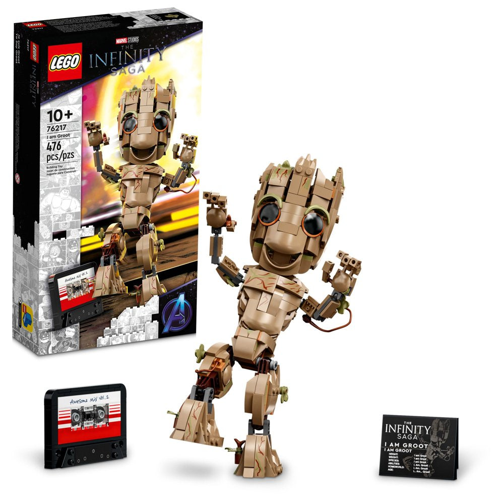 LEGO Marvel I Am Groot 76217 Building Kit (476 Pieces)