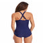 Lopsie V Neck One Piece Swimsuits with Ruching Bathing Suits Tummy Control Beach Swimwear for Women