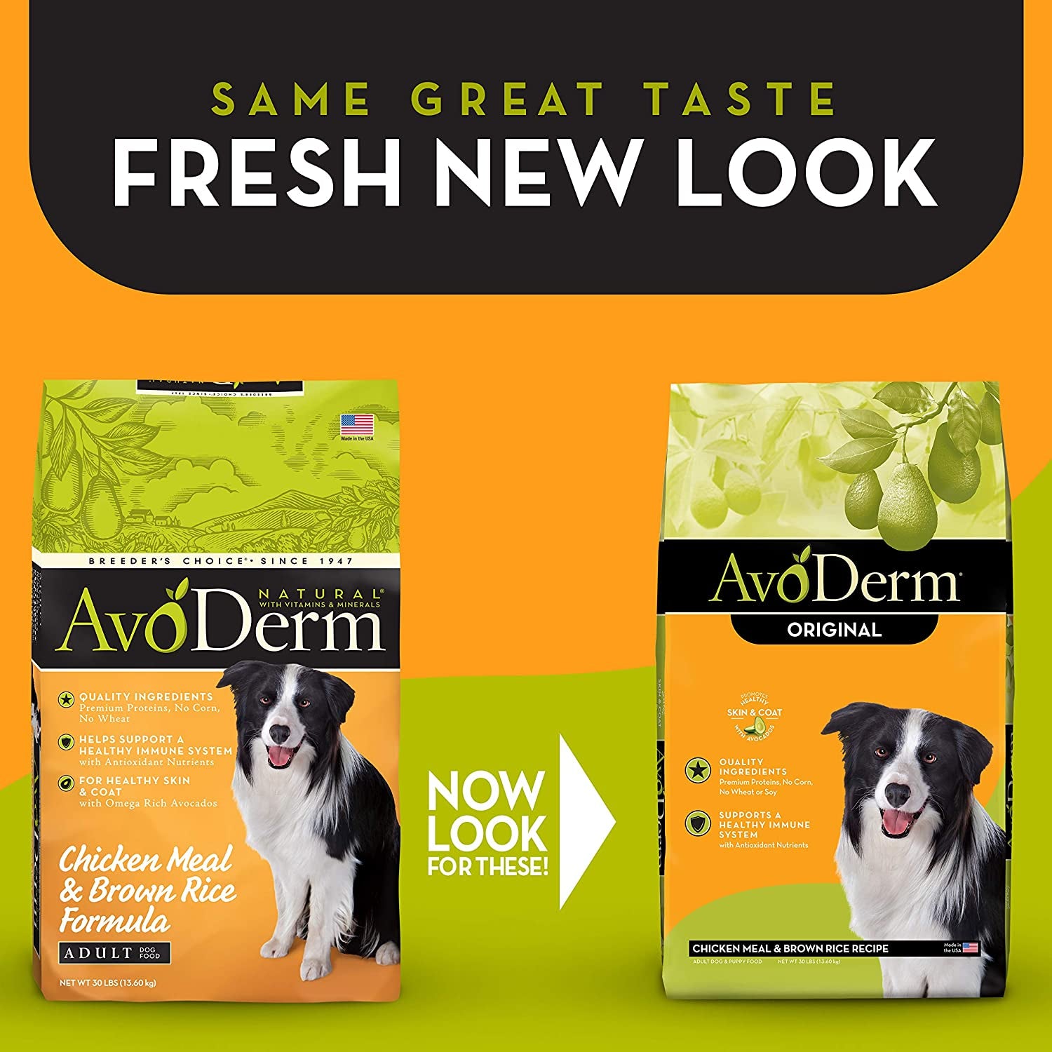 Avoderm Natural Dry & Wet Dog Food, for Skin & Coat