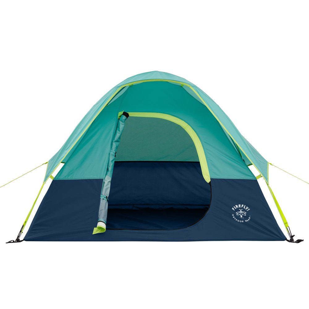 Firefly! Outdoor Gear Youth 2-Person Camping Tent - Blue/Green Color