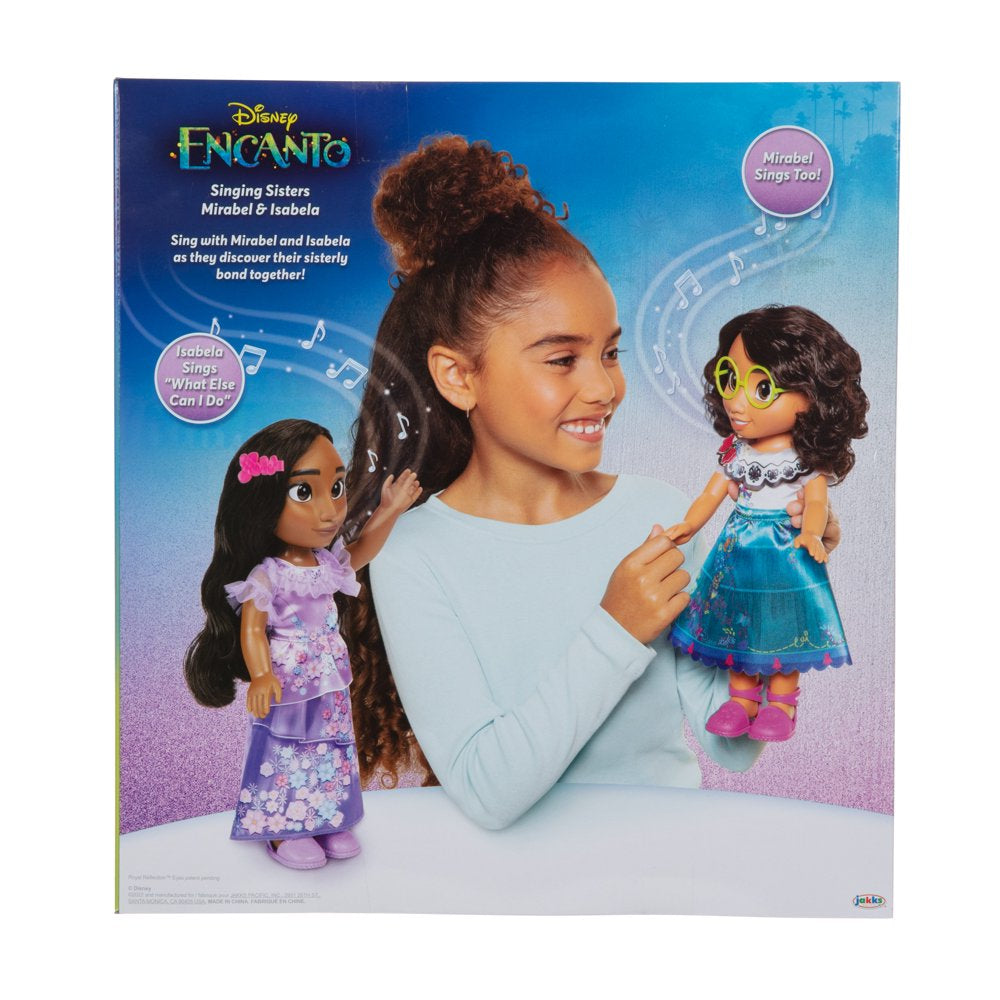 Disney'S Encanto Singing Sisters Mirabel and Isabela Fashion Toddler Doll Gift Set