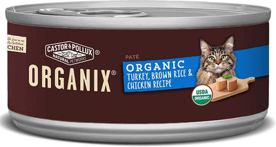 Castor & Pollux Organix Organic Turkey, Brown Rice & Chicken Recipe Wet Cat Food