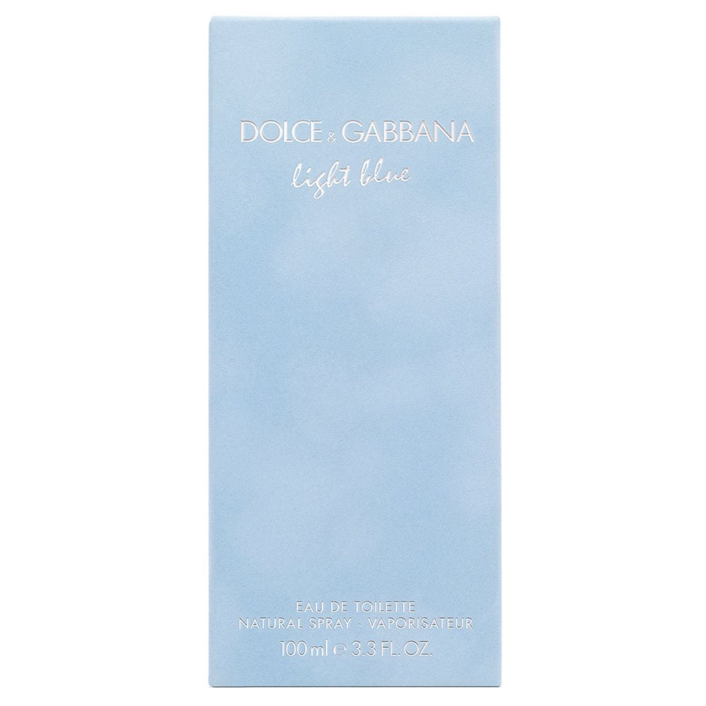 Dolce & Gabbana Light Blue Eau De Toilette, Perfume for Women, 3.3 Oz