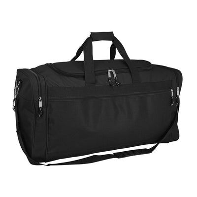 DALIX 25" Extra Large Vacation Travel Duffle Bag in Black
