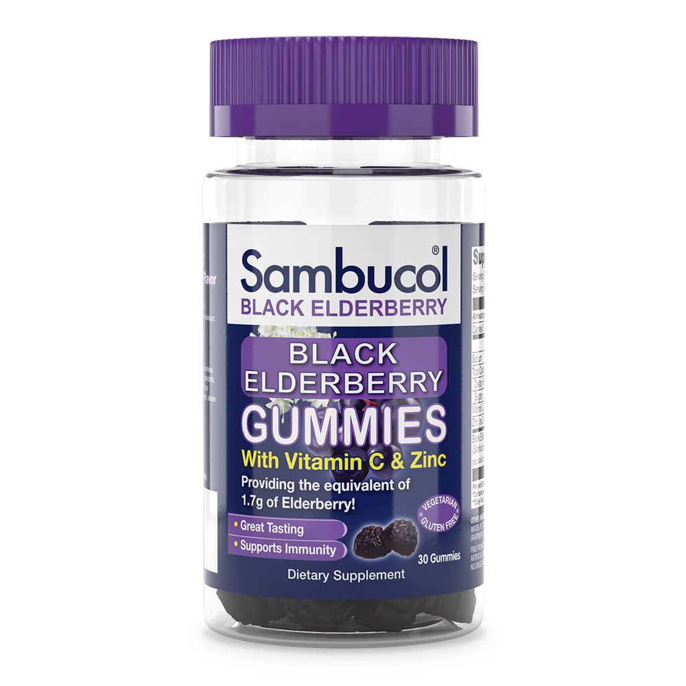 Sambucol Black Elderberry Gummies 30 Ct