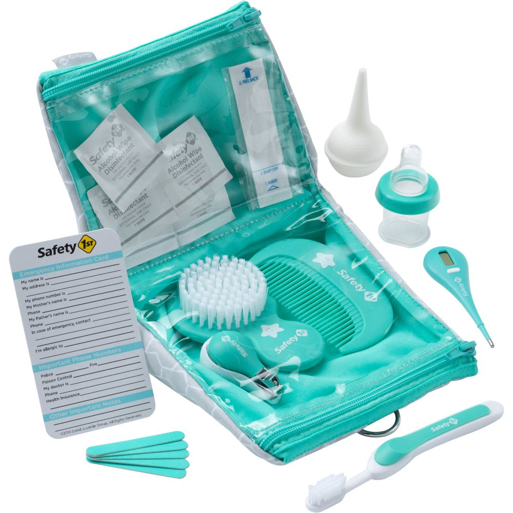 Safety 1ˢᵗ Nursery Care Health & Grooming Kit, Seafoam