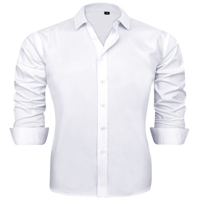Alimens & Gentle Long Sleeve Spandex Dress Shirt Button down Shirts for Men Big & Tall