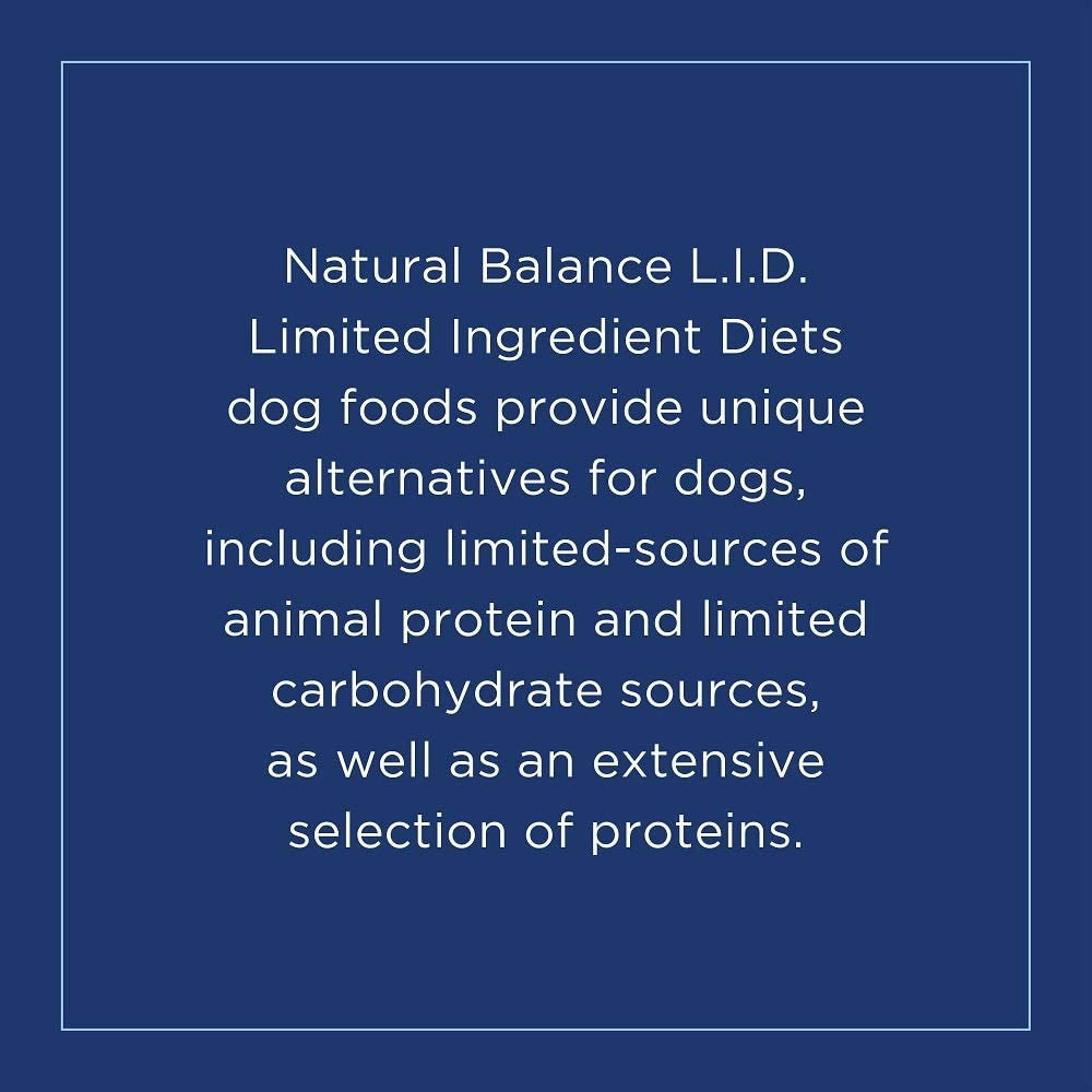 Natural Balance Limited Ingredient Diet | Small-Breed Adult Dry Dog Food with Healthy Grains | Protein Options Include Chicken or Lamb