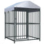 Outdoor Dog Kennel with Roof 47.2"X47.2"X59"