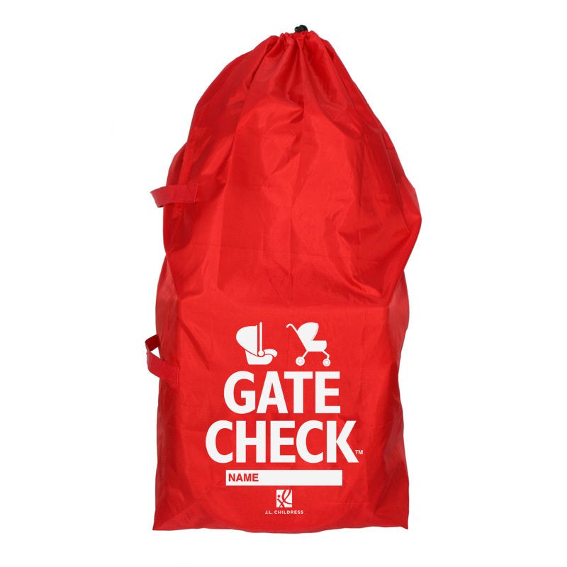 J.L. Childress Universal Gate Check Travel Bag for Car Seats or Strollers, Red