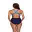 Charmo Women Athletic One Piece Swimsuit Sport Bathing Suit Splice Swimwear
