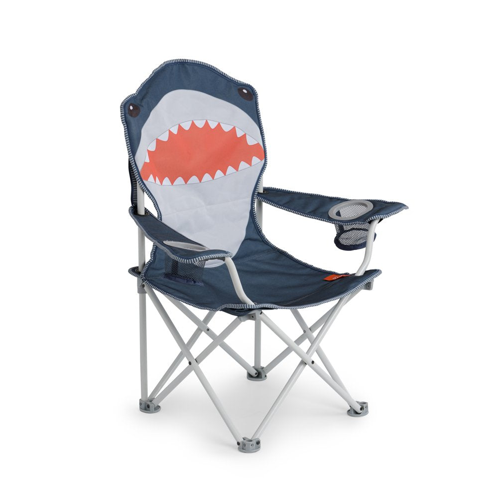 Firefly! Outdoor Gear Finn the Shark Kid'S Camping Chair - Navy/Orange/Gray Color