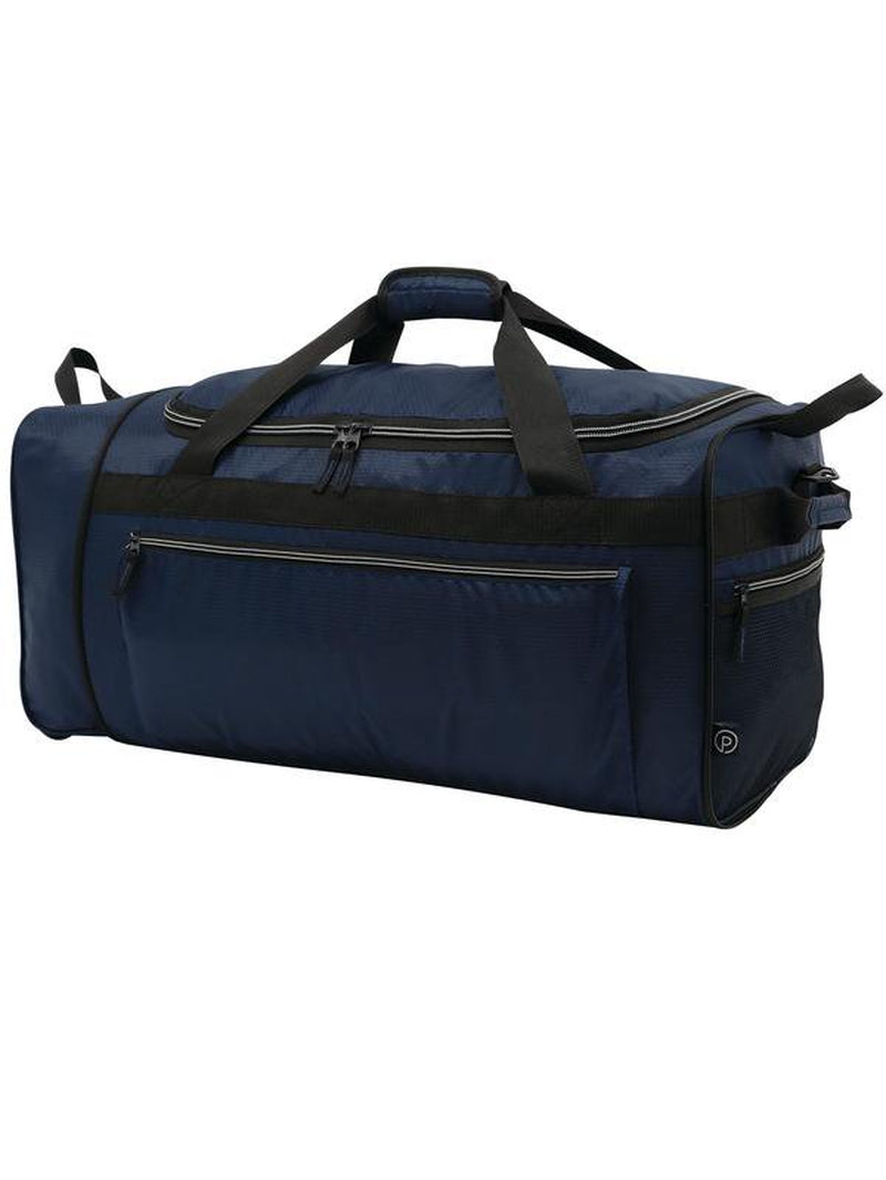 Protege 28" Rolling Collapsible Duffel Bag, Navy Blue
