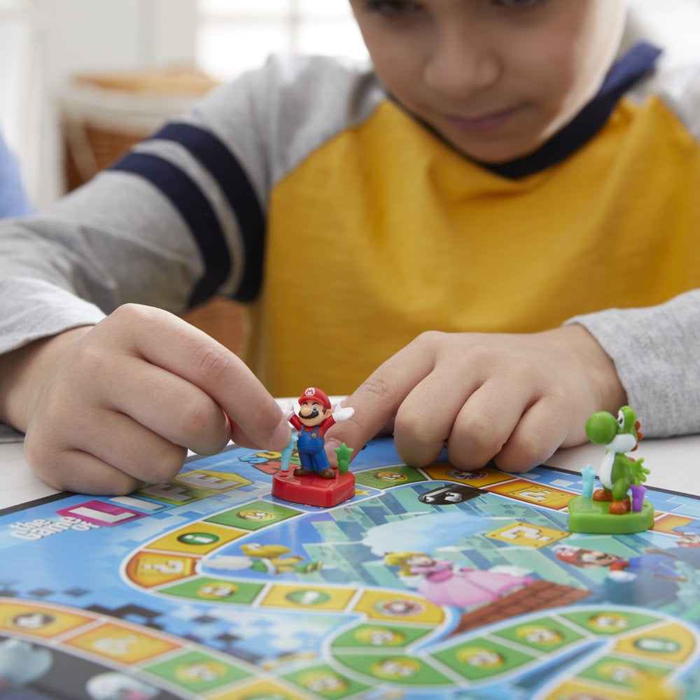 The Game of Life: Super Mario Edition Board Game for Kids Ages 8 and Up