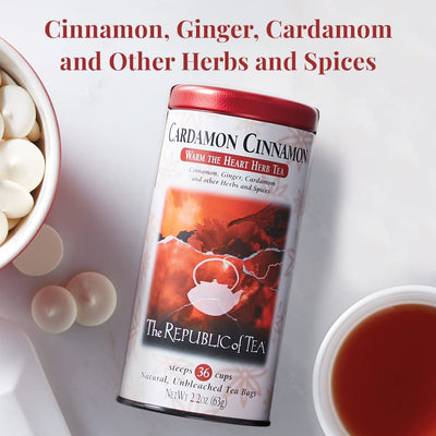 The Republic of Tea Cardamon Cinnamon Tea, 36-Count
