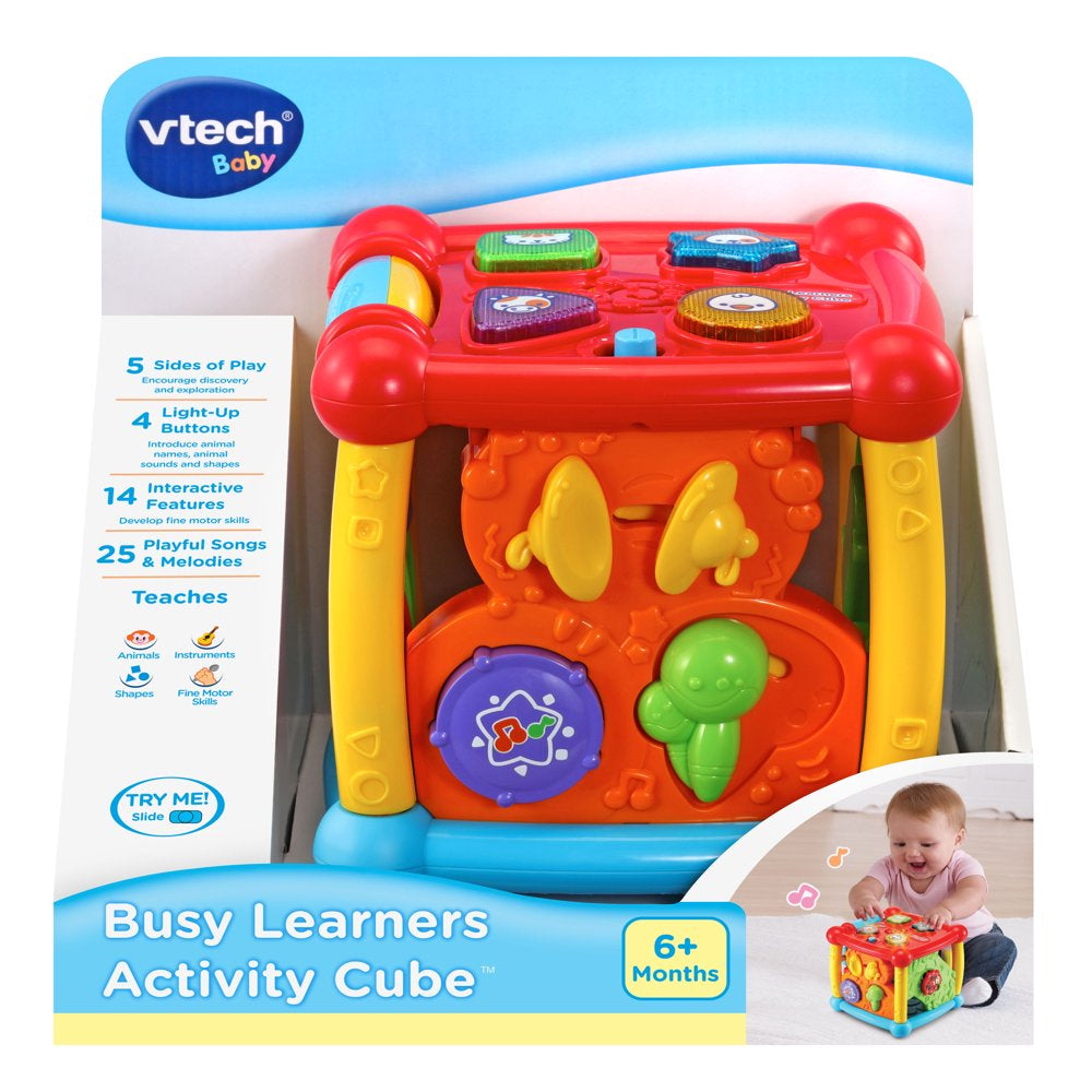 Vtech Busy Learners Activity Cube, Learning Toy for Infant Toddlers