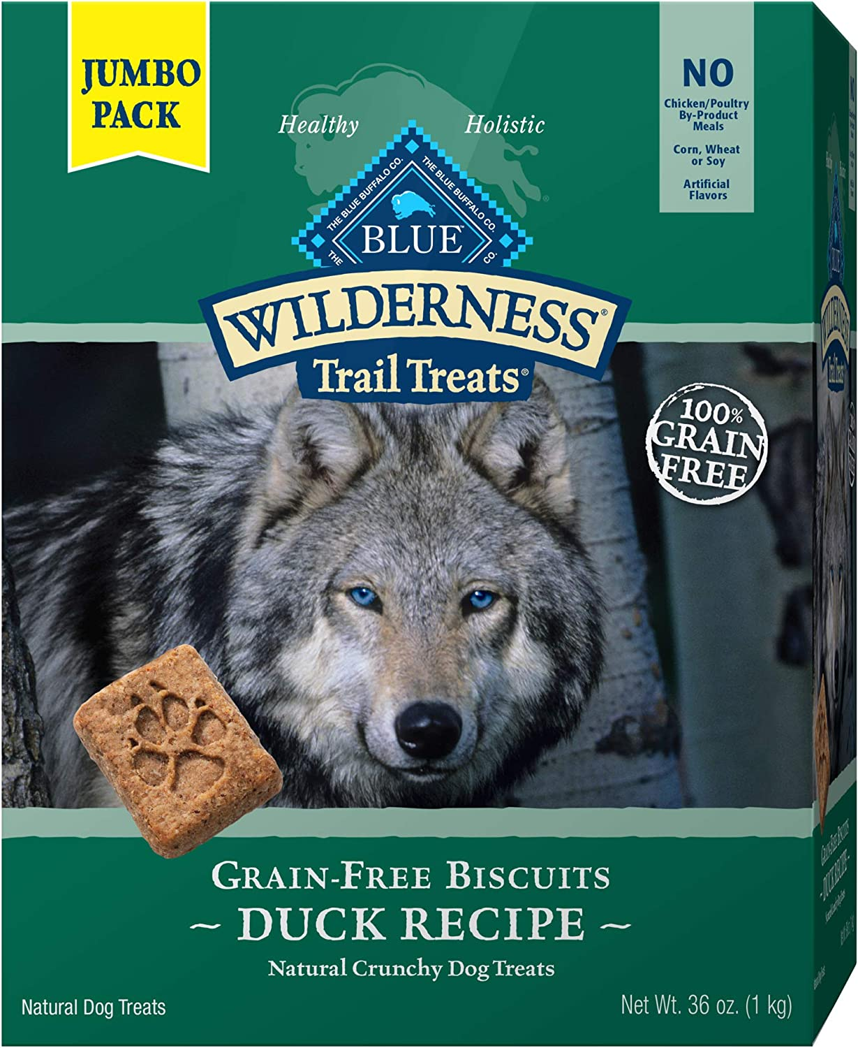Wilderness Trail Treats Grain Free Biscuits Crunchy Dog Treats