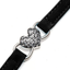 Heart Bling Cat Collar with Safety Belt and Bell 8-11 Inches