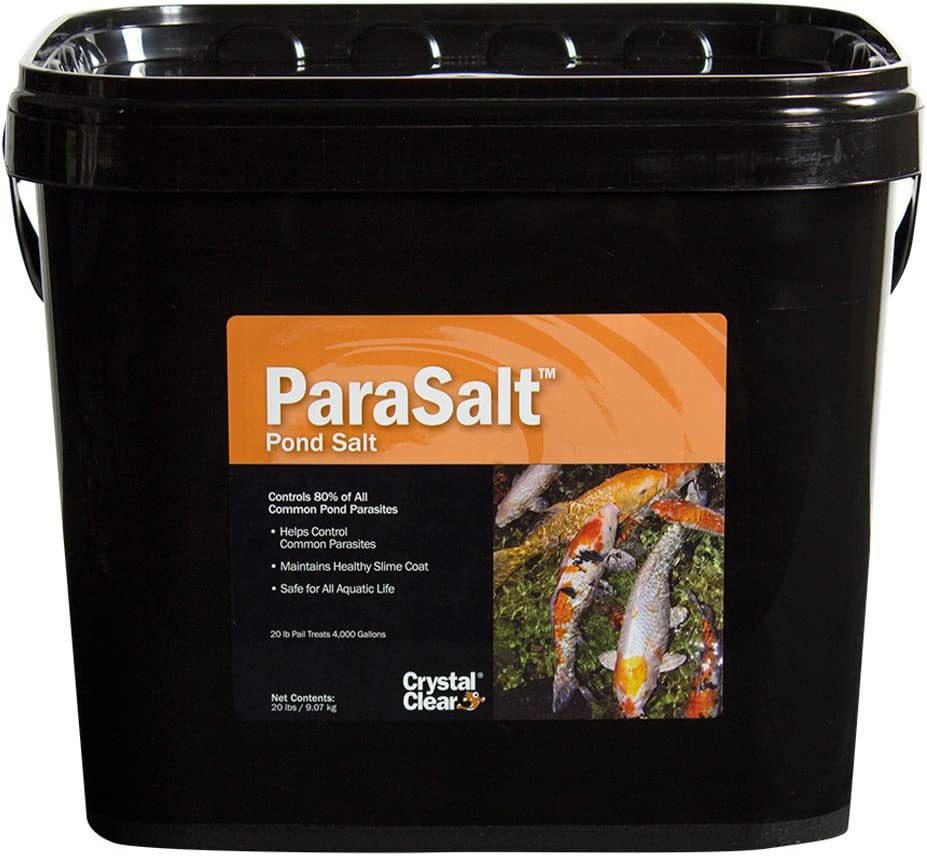 Parasalt - Pond Salt for Koi & Goldfish - 20 Pounds Treats up to 4,000 Gallons