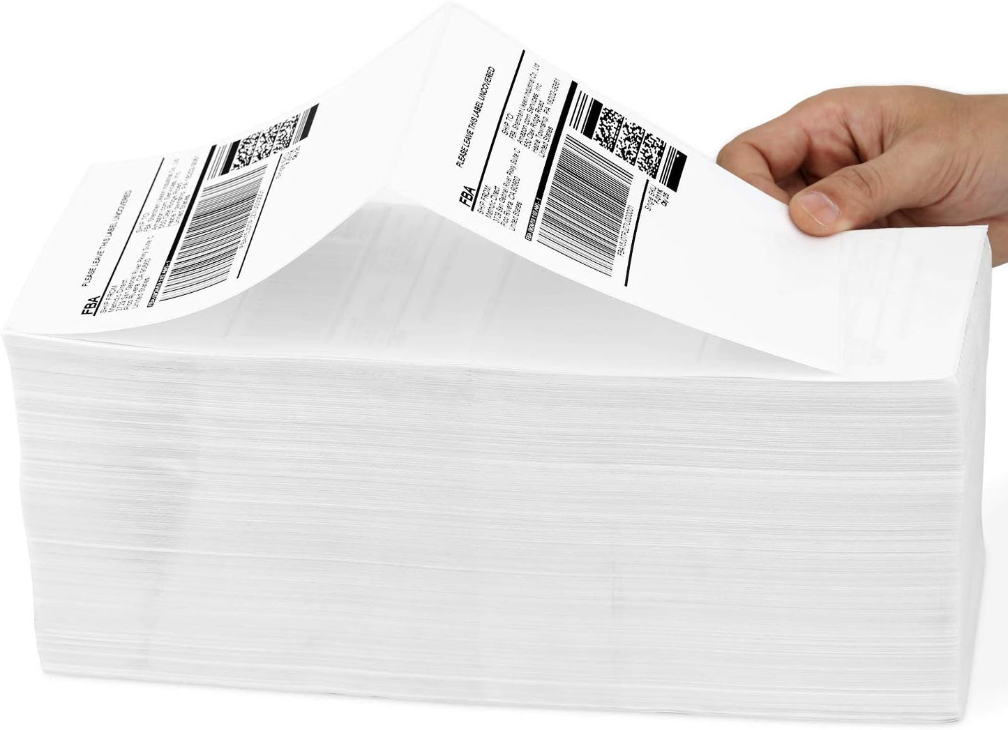 Methdic 4X6 Fold Thermal Direct Shipping Label for UPS USPS 1 Stack (1000 Labels)