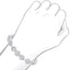 Luxurman Ladies Designer Jewelry 18K Natural 6 Ctw Diamond Bracelet for Women (White Gold)