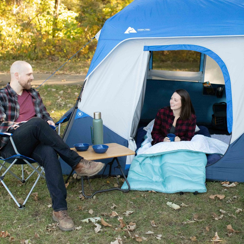 Ozark Trail Happy Camper 50F Rectangular Sleeping Bag - Blue (75 In. X 33 In.)