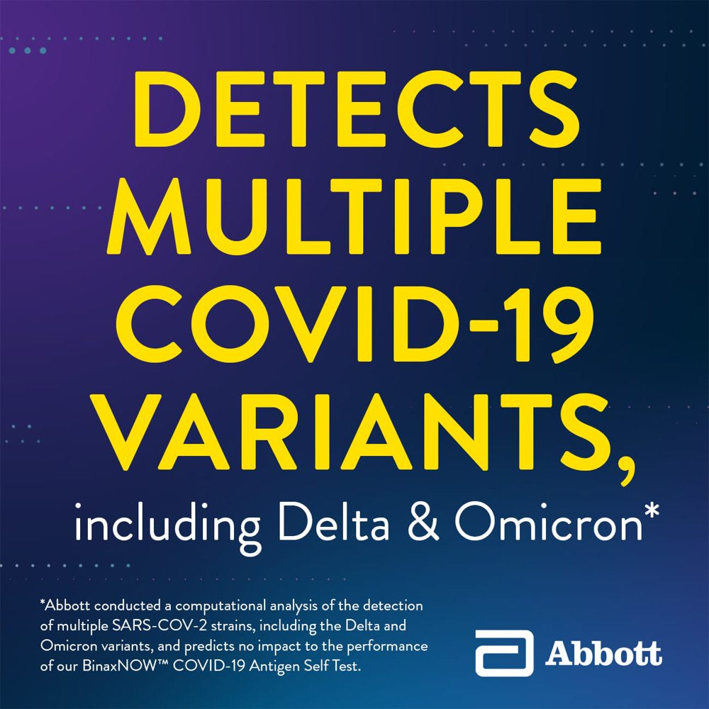 Binaxnow COVID‐19 Antigen Self Test by Abbott (2 Count)