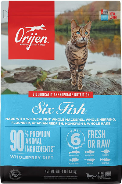 ORIJEN® Dry Cat Food, Grain Free, Premium, High Protein, Fresh & Raw Animal Ingredients