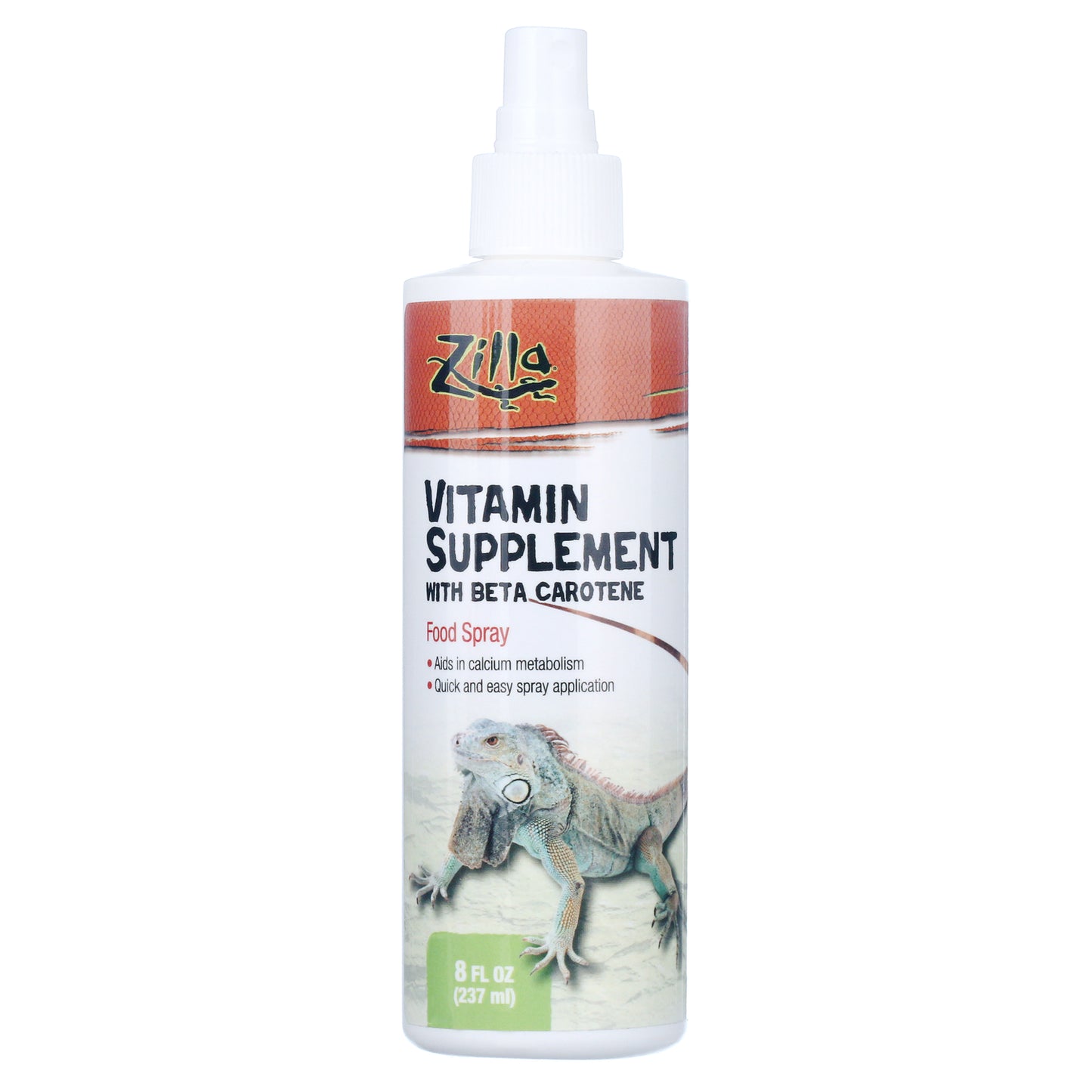 Zilla Vitamin Food Spray for Reptiles, 8Oz