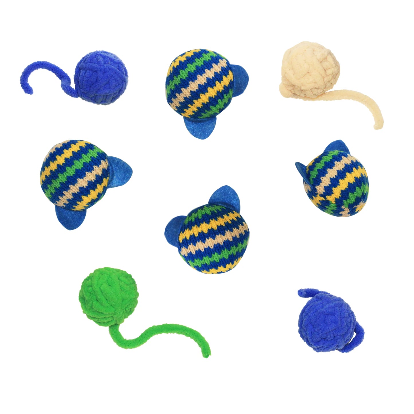 Vibrant Life Cat Toy - Catnip Yarn Balls, 9 Count with Catnip