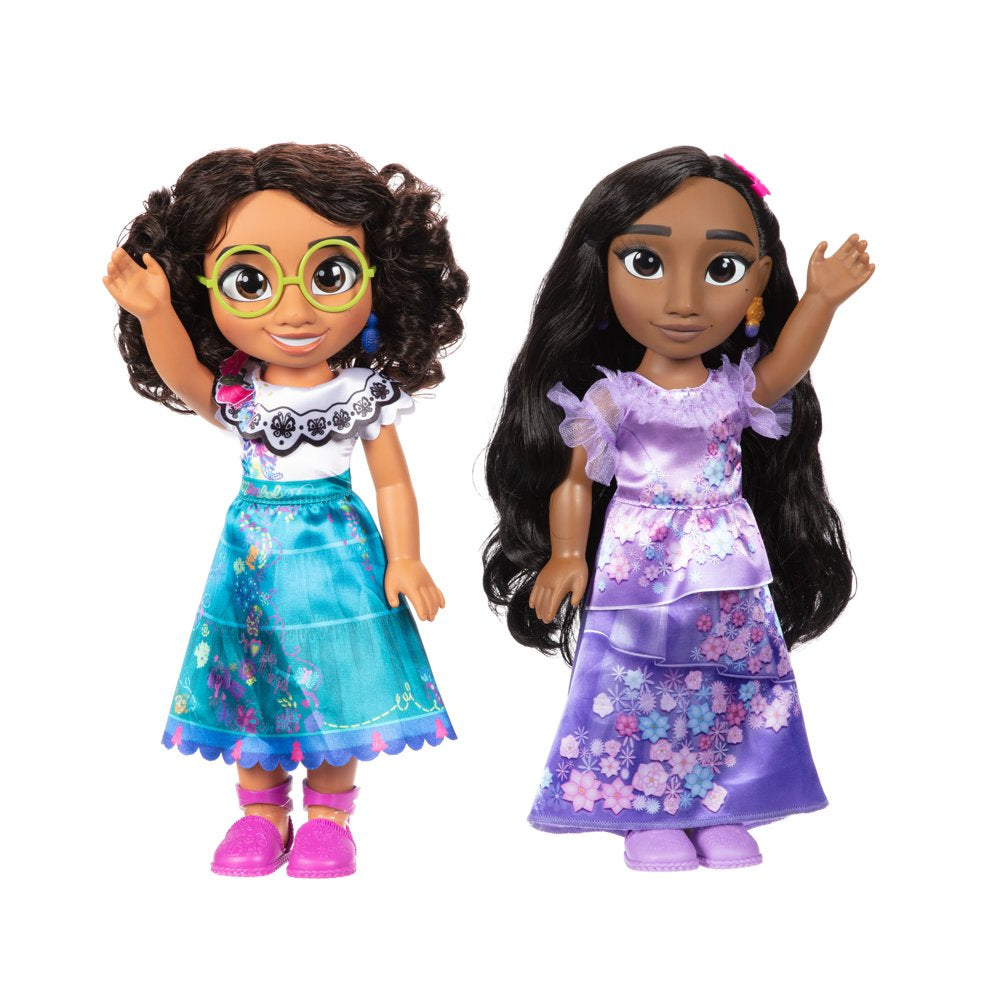 Disney'S Encanto Singing Sisters Mirabel and Isabela Fashion Toddler Doll Gift Set