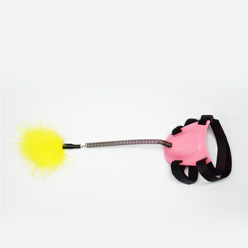 Cat Toy Funny Cat Stick with Strong Feathers