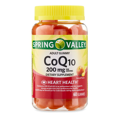 Spring Valley Coq10 Adult Gummies, 200 Mg, 60 Ct