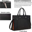 CLUCI Briefcase for Women Genuine Leather 15.6 Inch Laptop Large Business Computer Work Ladies Shoulder Bag