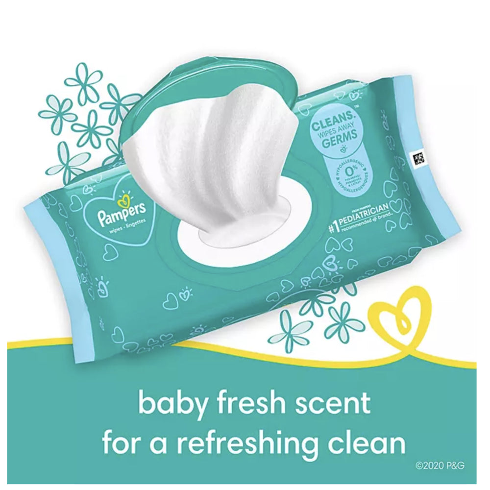 Pampers Scented Baby Wipes, Baby Fresh (1,040 Count)