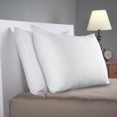 Mainstays Allergy Relief Bed Pillow, Standard/Queen, 2 Pack