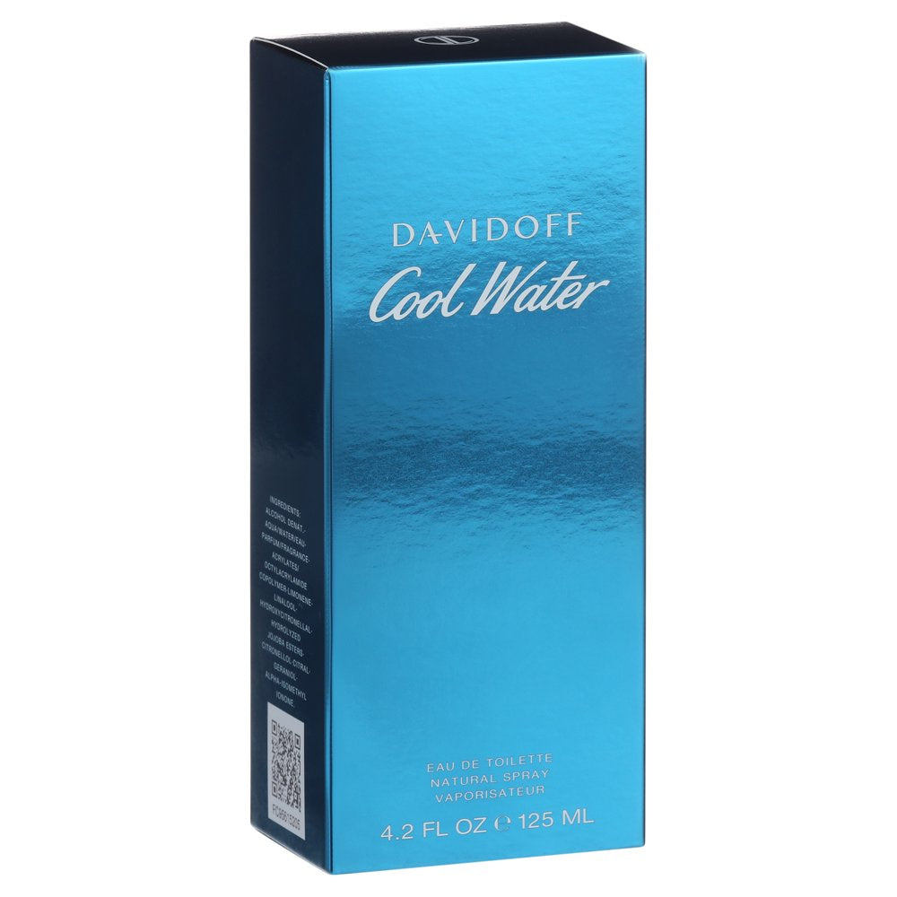 Davidoff Cool Water Eau De Toilette, Cologne for Men, 4.2 Oz