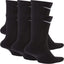 Nike Everyday plus Cushion Crew Black/White Socks - 6 Pair Pack SX6897-010