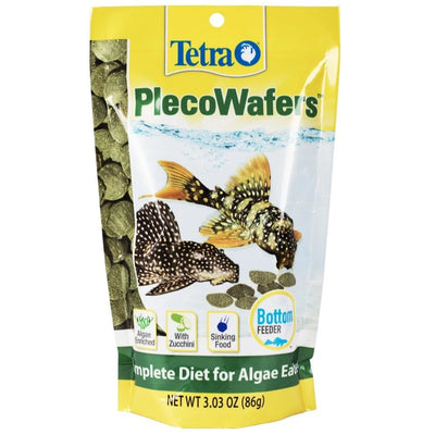 Tetra Plecowafers 3.03 Ounces, Nutritionally Balanced Fish Food for Algae Eaters