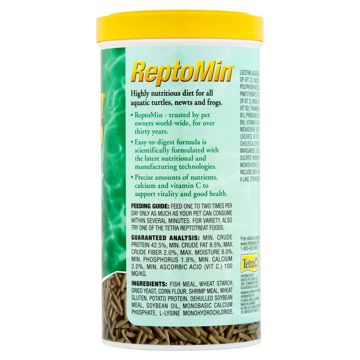 Tetra Reptomin Multicolor Floating Food Sticks 10.59 Ounces, for Aquatic Turtles, Newts and Frogs