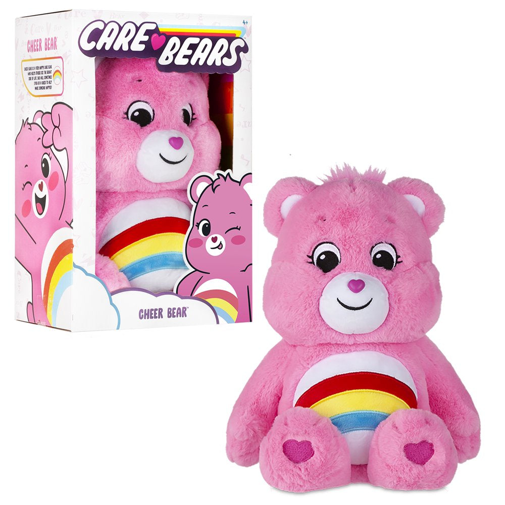 Care Bears 14" Plush - Cheer Bear - Soft Huggable Material!