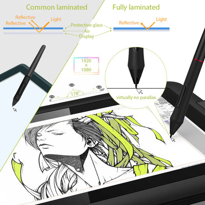 Xppen Artist 12 Pro 11.6 Inch Pen Display Graphics Digital Drawing Tablet Monitor Animation Art 3D Modeling Online Education