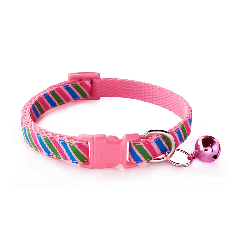 Twill Printed Cloth Collar Pet Bells