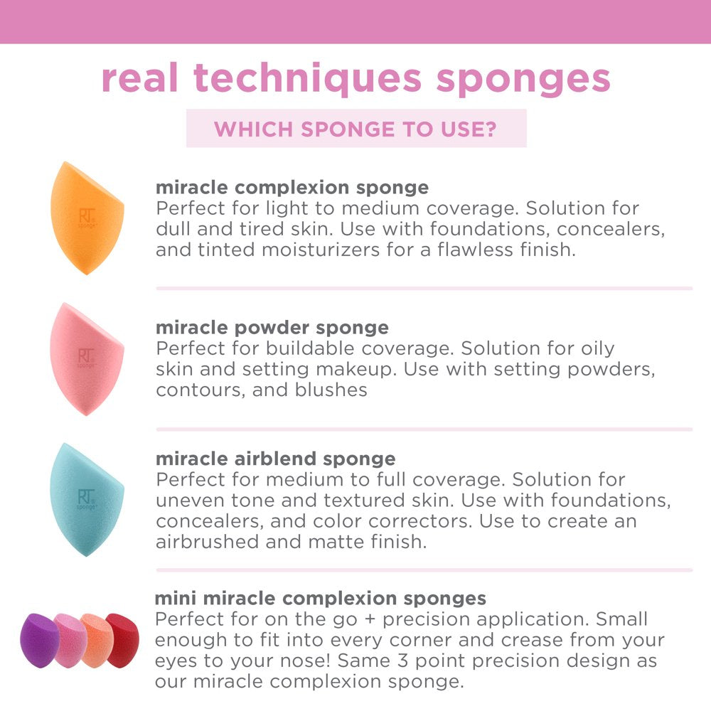 Real Techniques Miracle Complexion Sponge, 1 Count