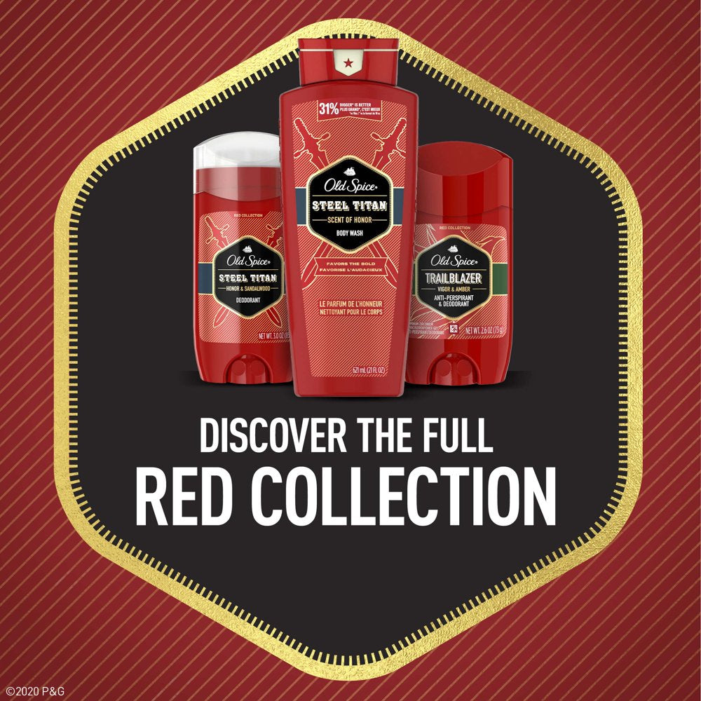 Old Spice Red Zone Body Wash for Men, Swagger Scent, 30 Fl Oz